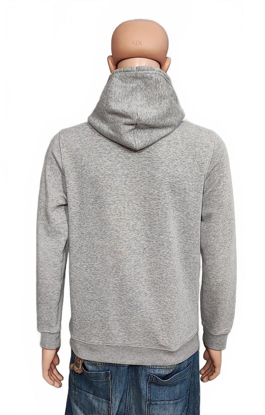 Vintage Champion New York Graphic Hoodie Grey Marl Men's Size Medium M