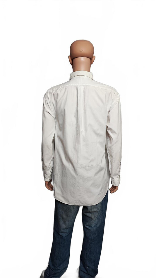 Vintage Polo Ralph Lauren Yarmouth Long Sleeve Oxford Shirt White Men Size XXL