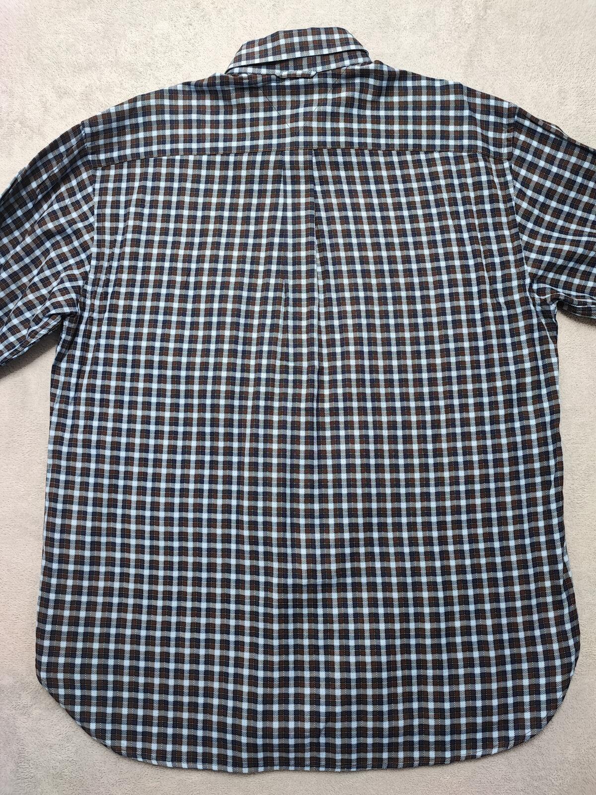 Vintage Tommy Hilfiger Checked Long Sleeve Heritage Crest Shirt Navy Men's XL