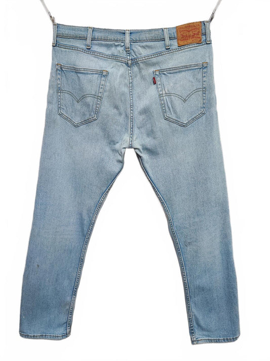 Vintage Levi's 502 Regular Taper Jeans Faded Blue Grunge Skater Men's W38 L31