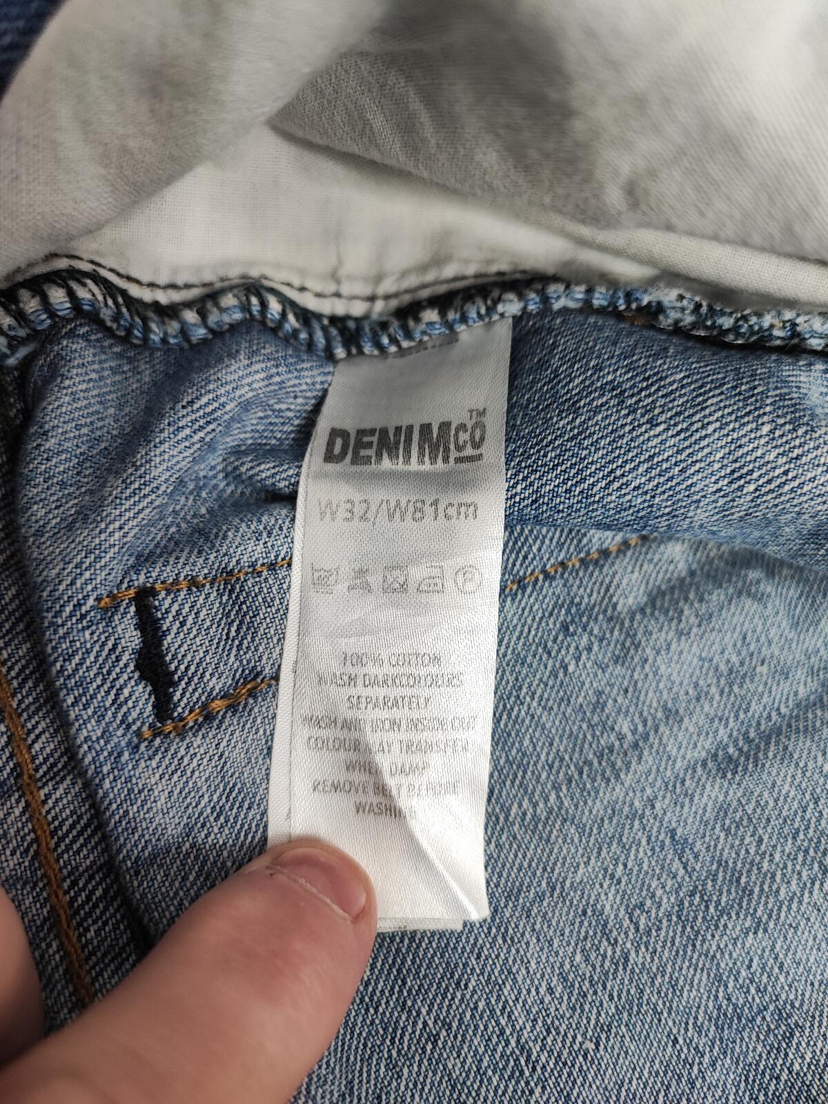 Vintage Denim & Co Faded Blue Regular Fit Jeans Y2K Grunge Skater Men's W32 L30