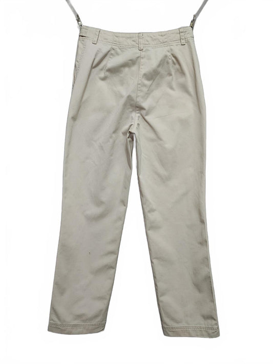 Vintage Lauren Ralph Lauren Beige Chino Trousers Petite Old Money Tailored W26