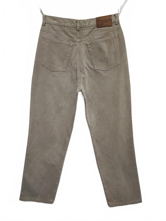 Vintage Lauren Ralph Lauren Tan Khaki Trousers High Waisted Straight Leg Fit W30