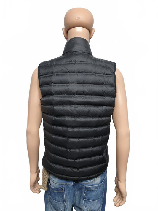 Vintage LABEWVI Y1 Dual Zone Built In Heated Padded Gilet Vest Black Men Size Medium