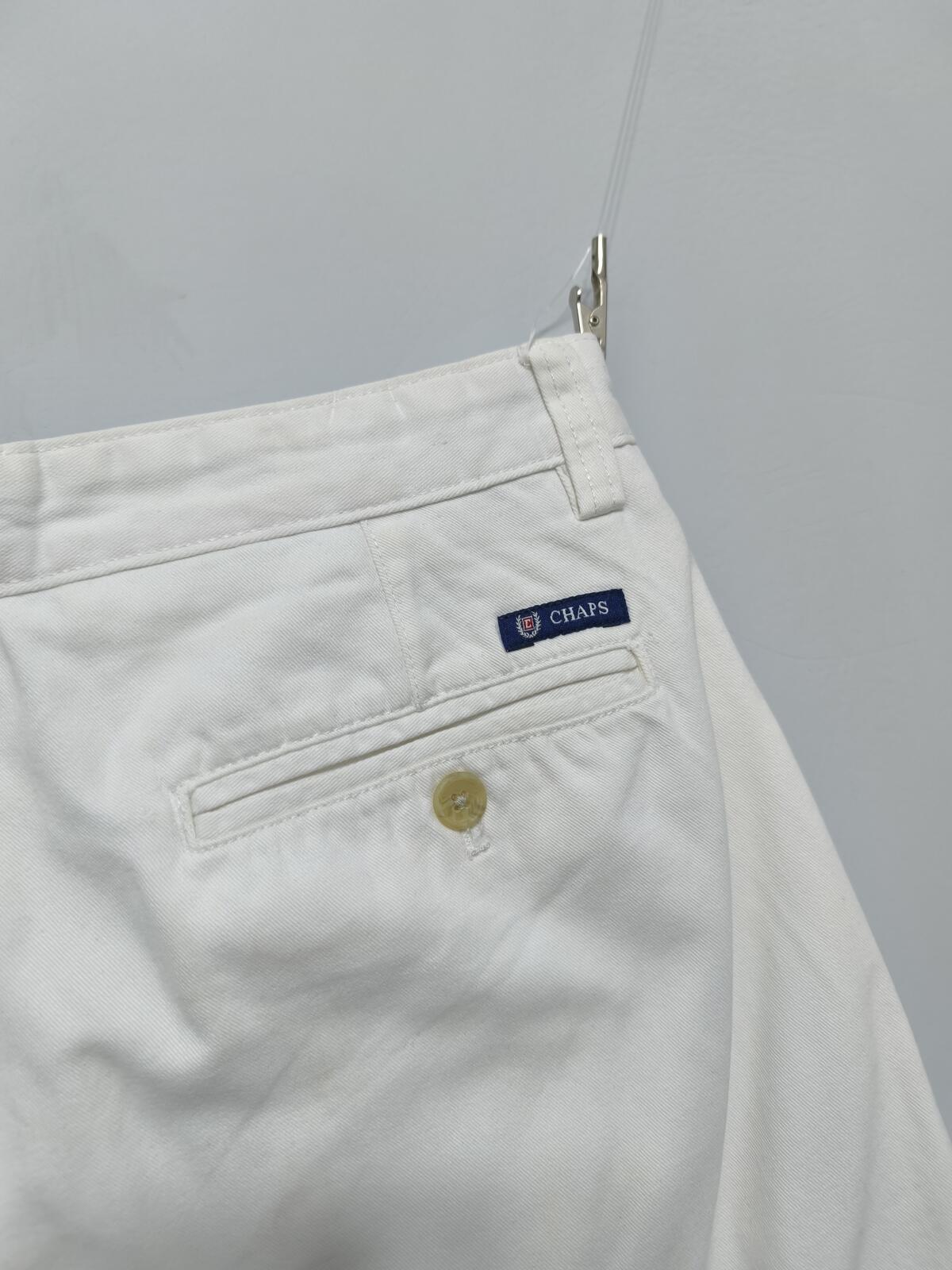Vintage Chaps Chino Shorts White Preppy Summer Smart Casual 29W