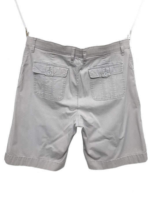 Vintage Lee Comfort Waistband Shorts Grey Stretch Utility Hiking Casual 36W