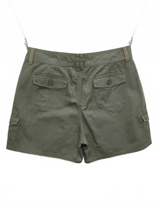 Vintage Lee Utility Cargo Shorts Forest Green 90s Gorpcore Hiking Festival 34W