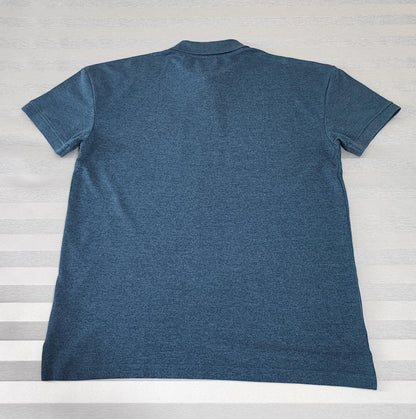Vintage Kappa Omini Logo Polo Shirt Heather Blue Retro Y2K Men's Size Large L