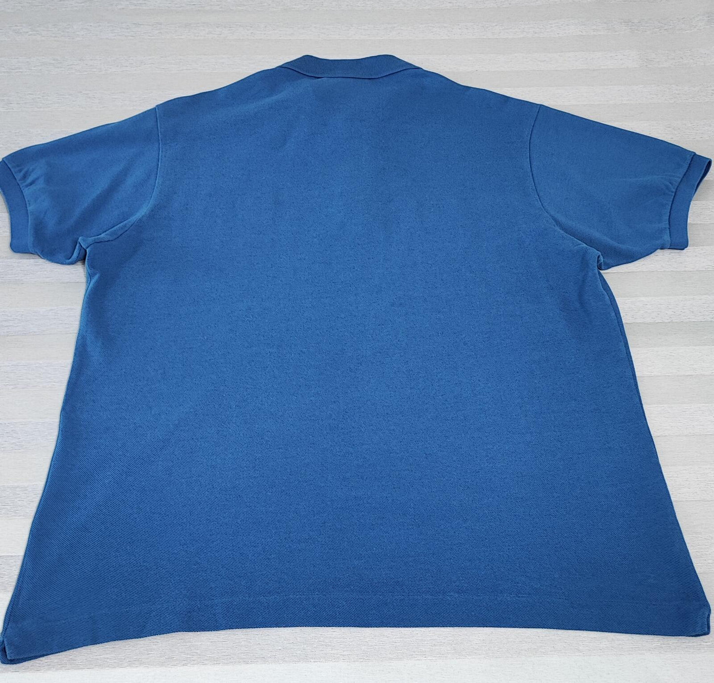 Vintage Lacoste Crocodile Logo Polo Shirt Blue Retro Y2K Men's Size XL