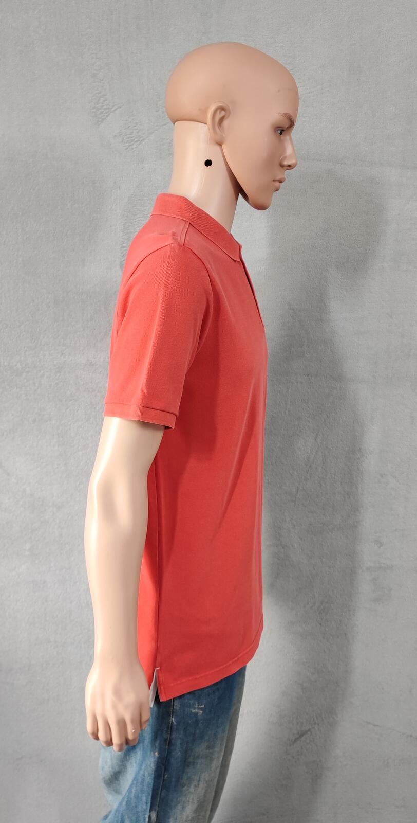 Vintage Nike Embroidered Swoosh Polo Shirt Red Retro 90s Men's Size Medium M