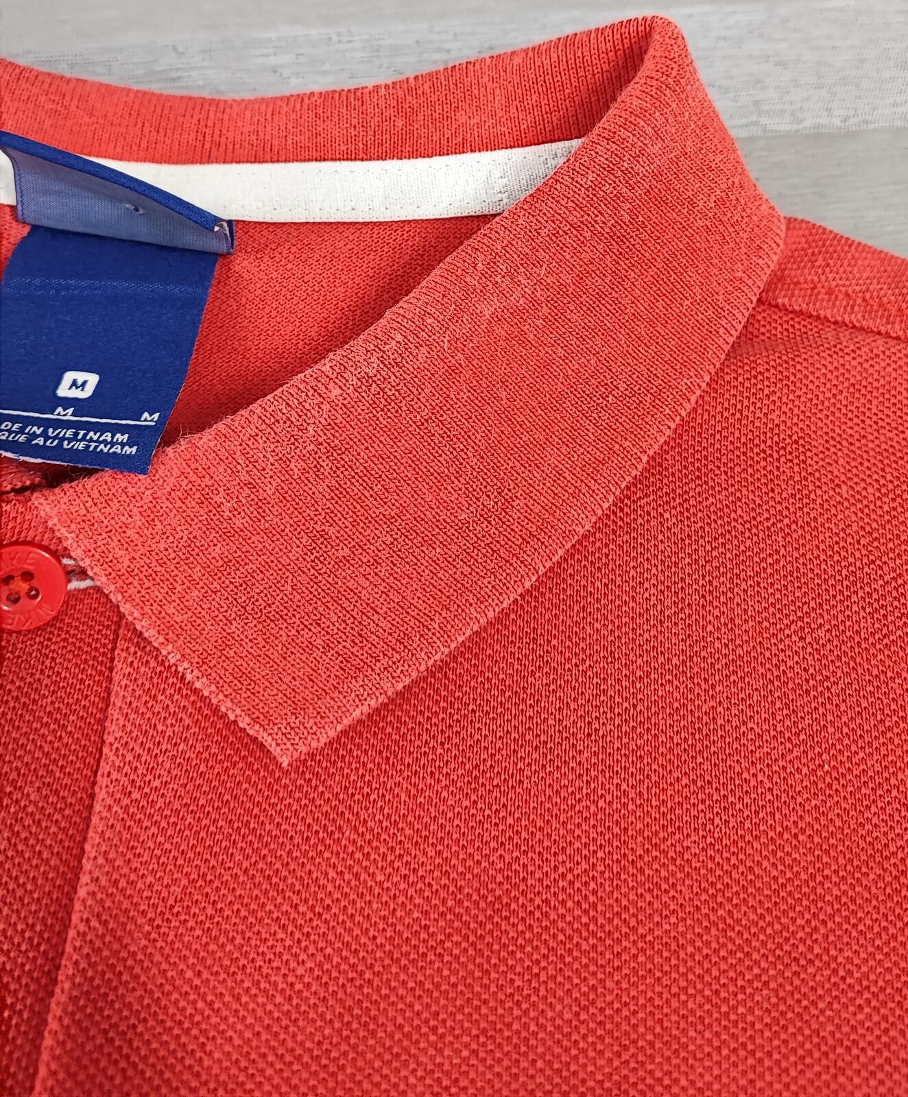 Vintage Nike Embroidered Swoosh Polo Shirt Red Retro 90s Men's Size Medium M