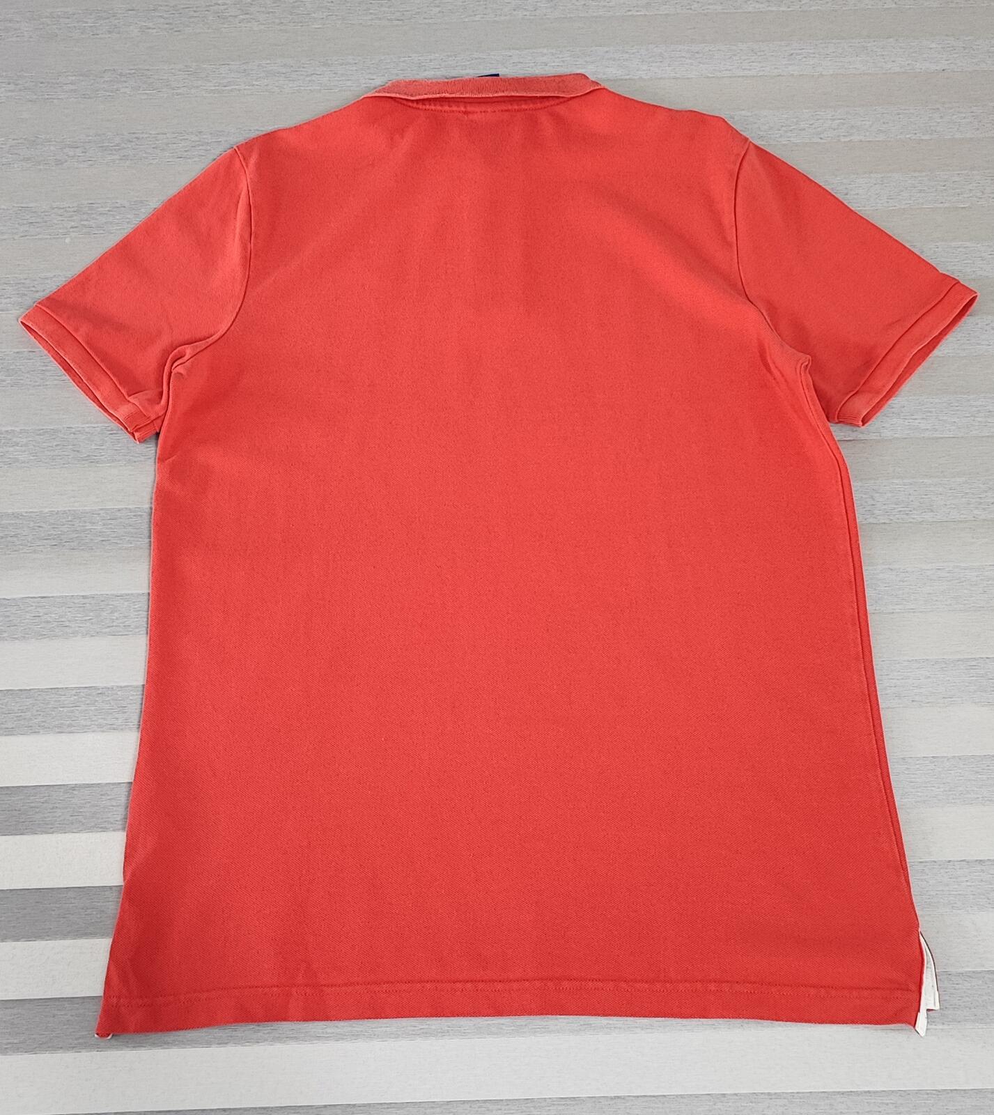 Vintage Nike Embroidered Swoosh Polo Shirt Red Retro 90s Men's Size Medium M