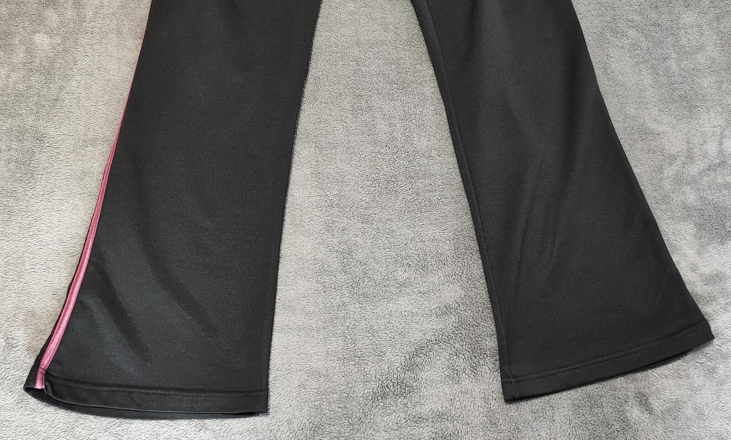 Vintage Nike Plain Black Logo Tracksuit Bottoms Joggers Women XXL