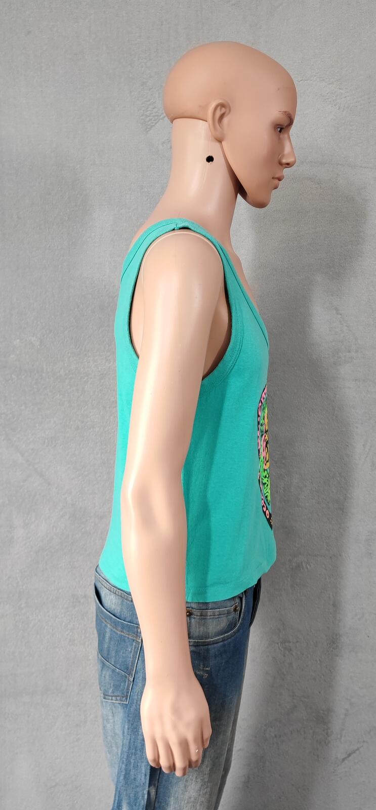 Vintage Ocean Pacific OP Surf Vest Tank Top Faded Green Men's Size S