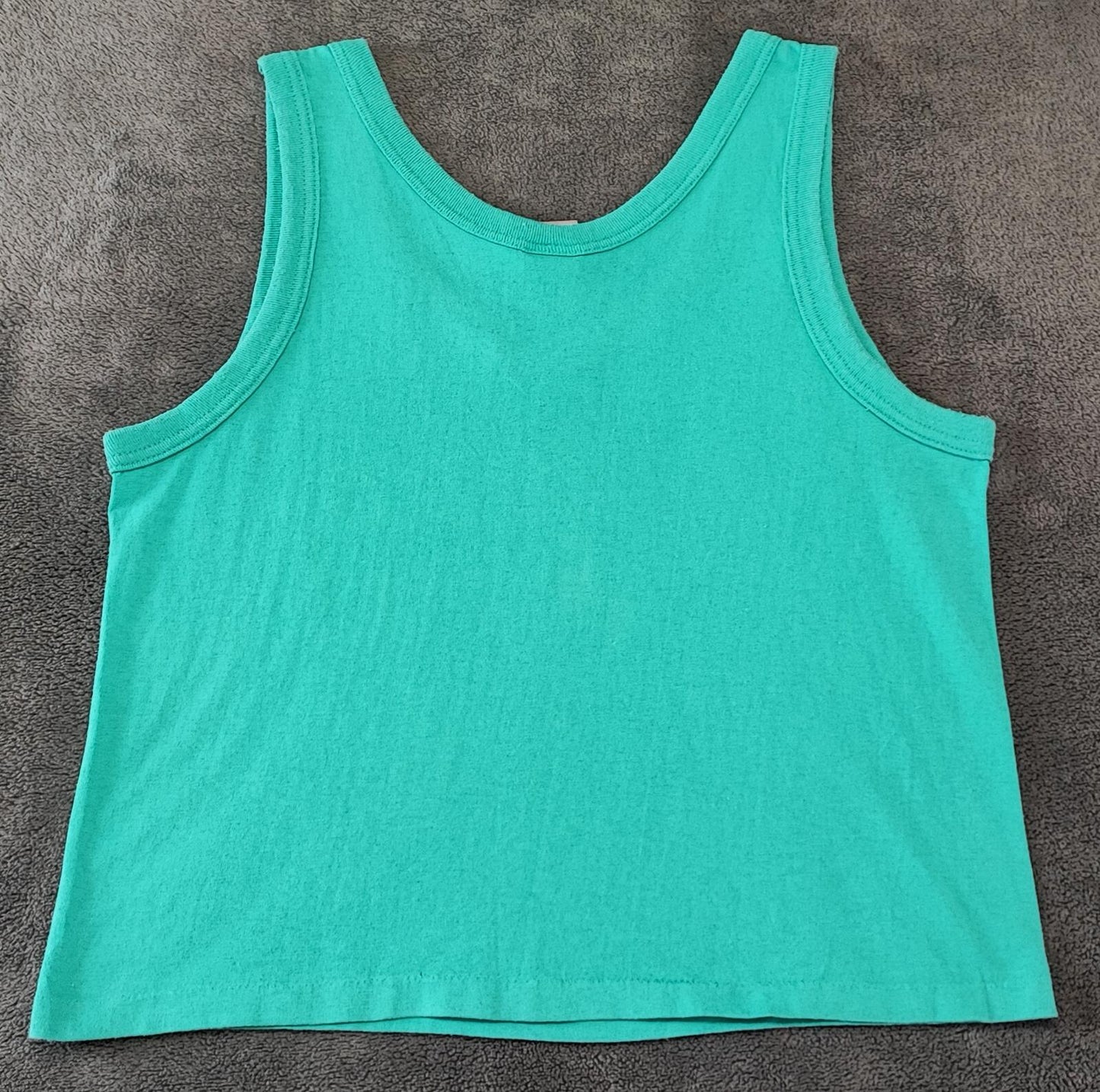 Vintage Ocean Pacific OP Surf Vest Tank Top Faded Green Men's Size S