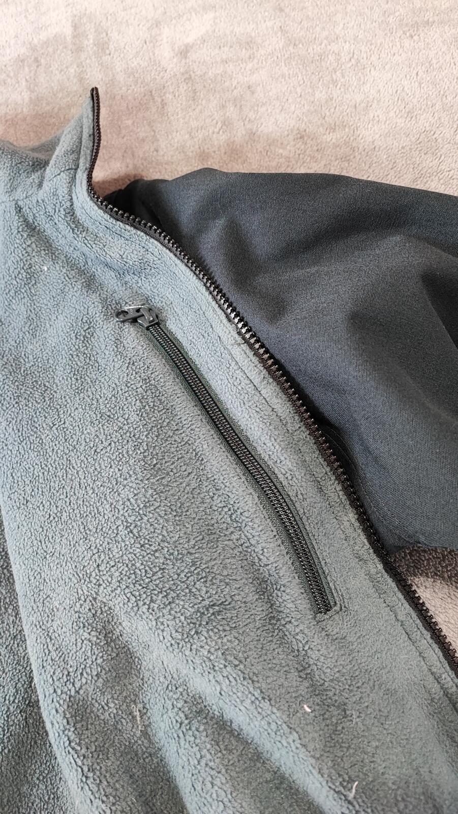 Vintage Columbia Plain Faded Black Fleece Lined Bomber Jacket Men Size Large