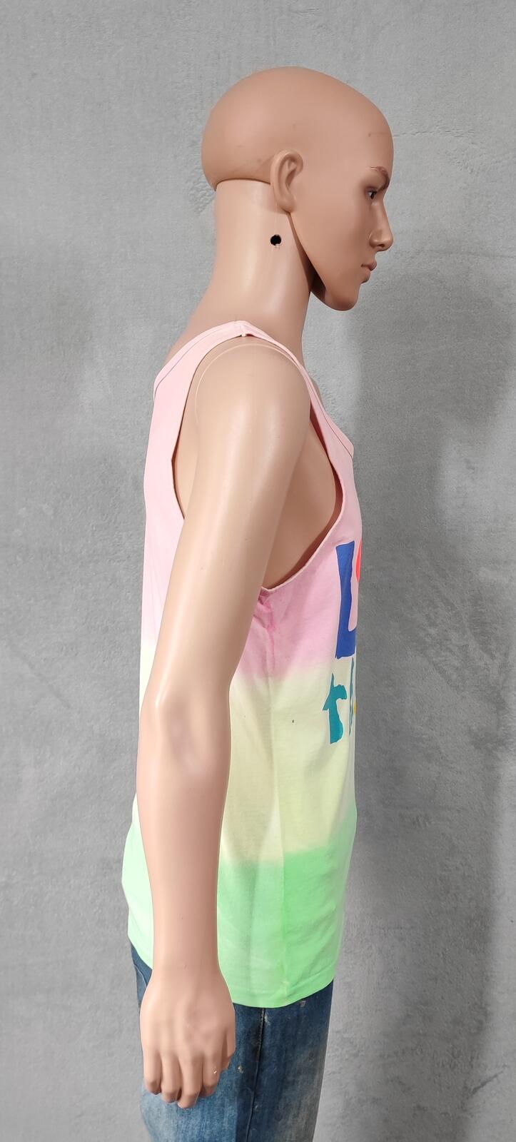 Vintage Love the Sun Ombre Muscle Tee Vest Tank Top Men's Size Medium M