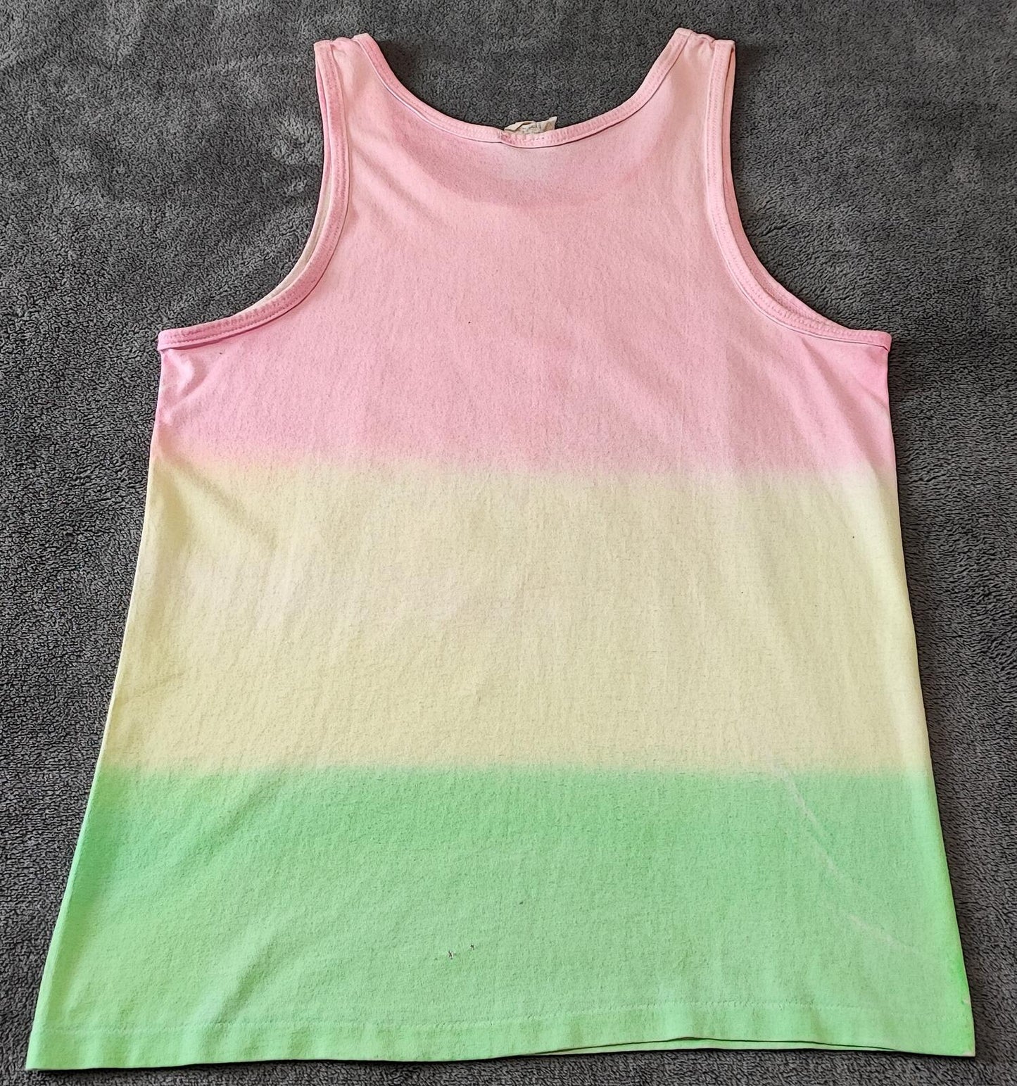 Vintage Love the Sun Ombre Muscle Tee Vest Tank Top Men's Size Medium M
