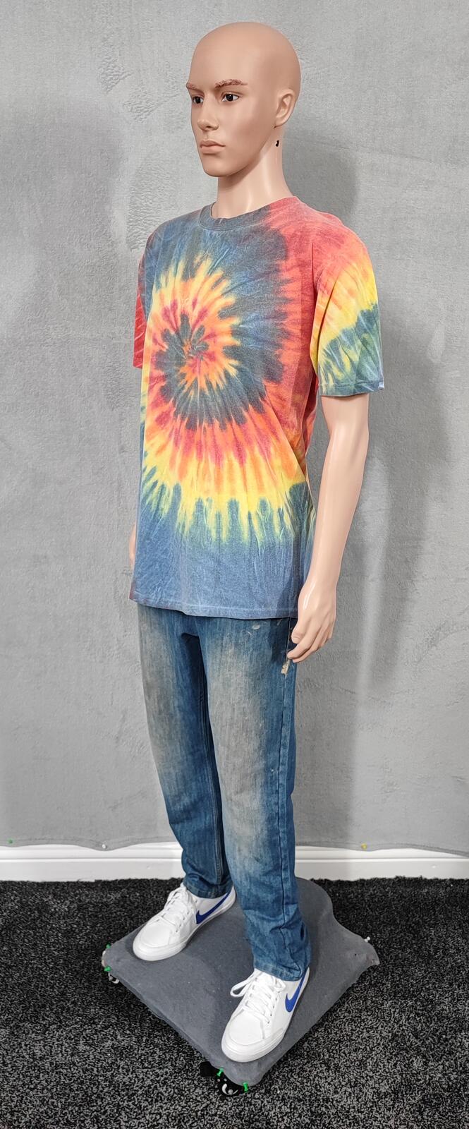 Vintage Copa Banana Tie Dye Graphic T-Shirt Multicoloured Retro 80s Men's Size L