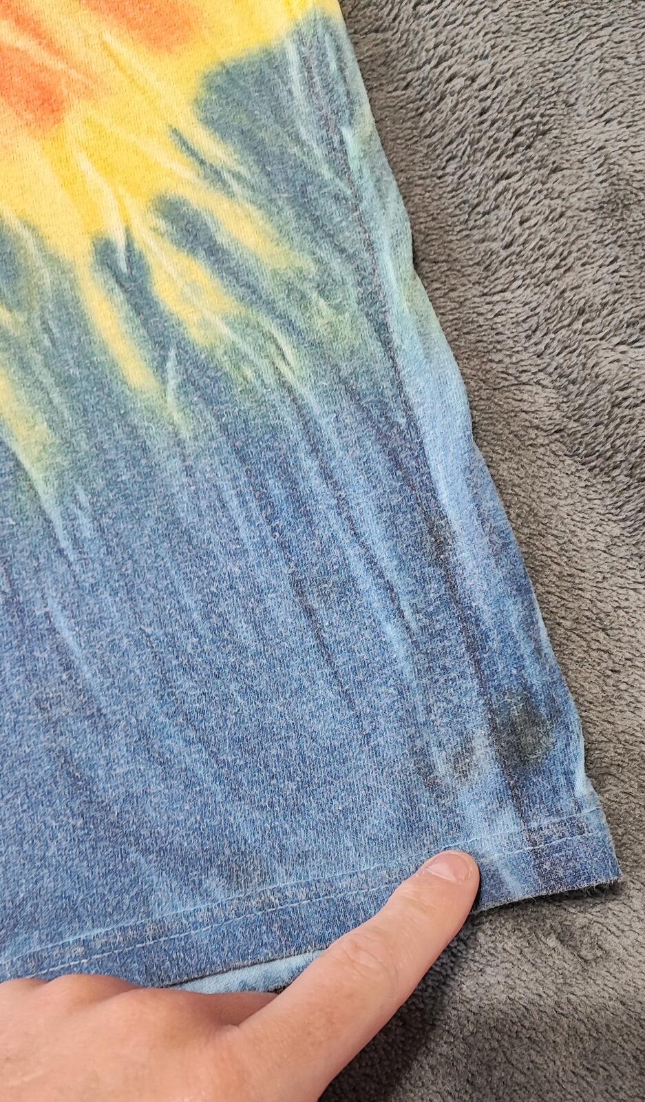 Vintage Copa Banana Tie Dye Graphic T-Shirt Multicoloured Retro 80s Men's Size L