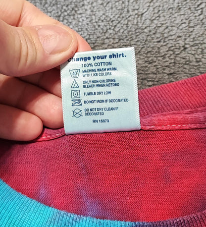 Vintage Delta Pro Weight Rainbow Spiral Tie Dye T-Shirt Men's Size XL