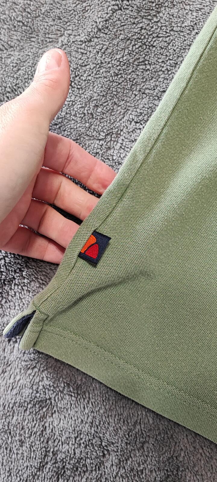 Vintage Ellesse Polo Shirt Green Men's Size Medium M Terrace Green Men's M Roomy