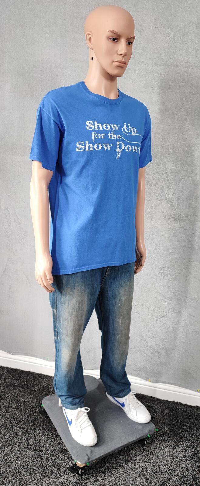 Vintage 2005 Salt Bowl American Football T-Shirt Faded Blue Men's Size Large L
