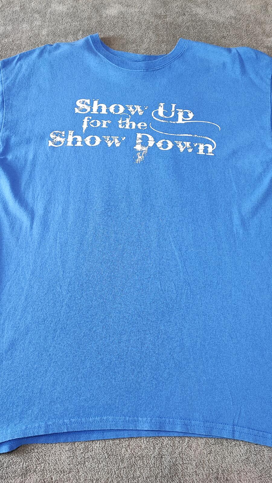 Vintage 2005 Salt Bowl American Football T-Shirt Faded Blue Men's Size Large L