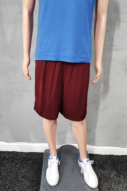 Vintage Champion Burgundy Maroon Gym Shorts 90s Y2K Athletic Sportswear Men's S