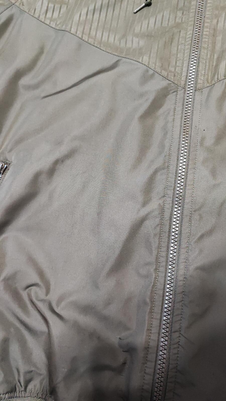 Vintage Nike Air Full Zip Both Sides Windbreaker Jacket Brown Men Size Large