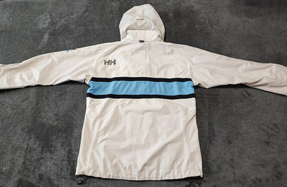 Vintage Helly Hansen Watertight Navy Blue White Helly Tech Jacket Men Size Small