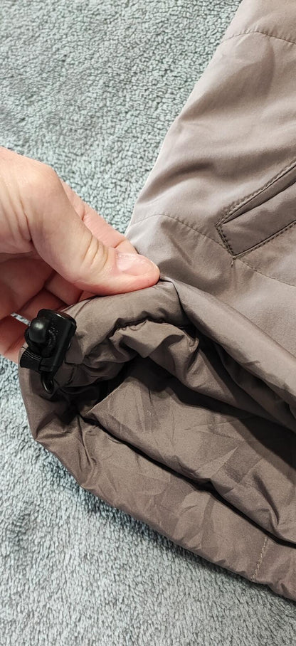 Vintage Helly Hansen Brown Full Zip Technical Fleece Mid Layer Men Size Large