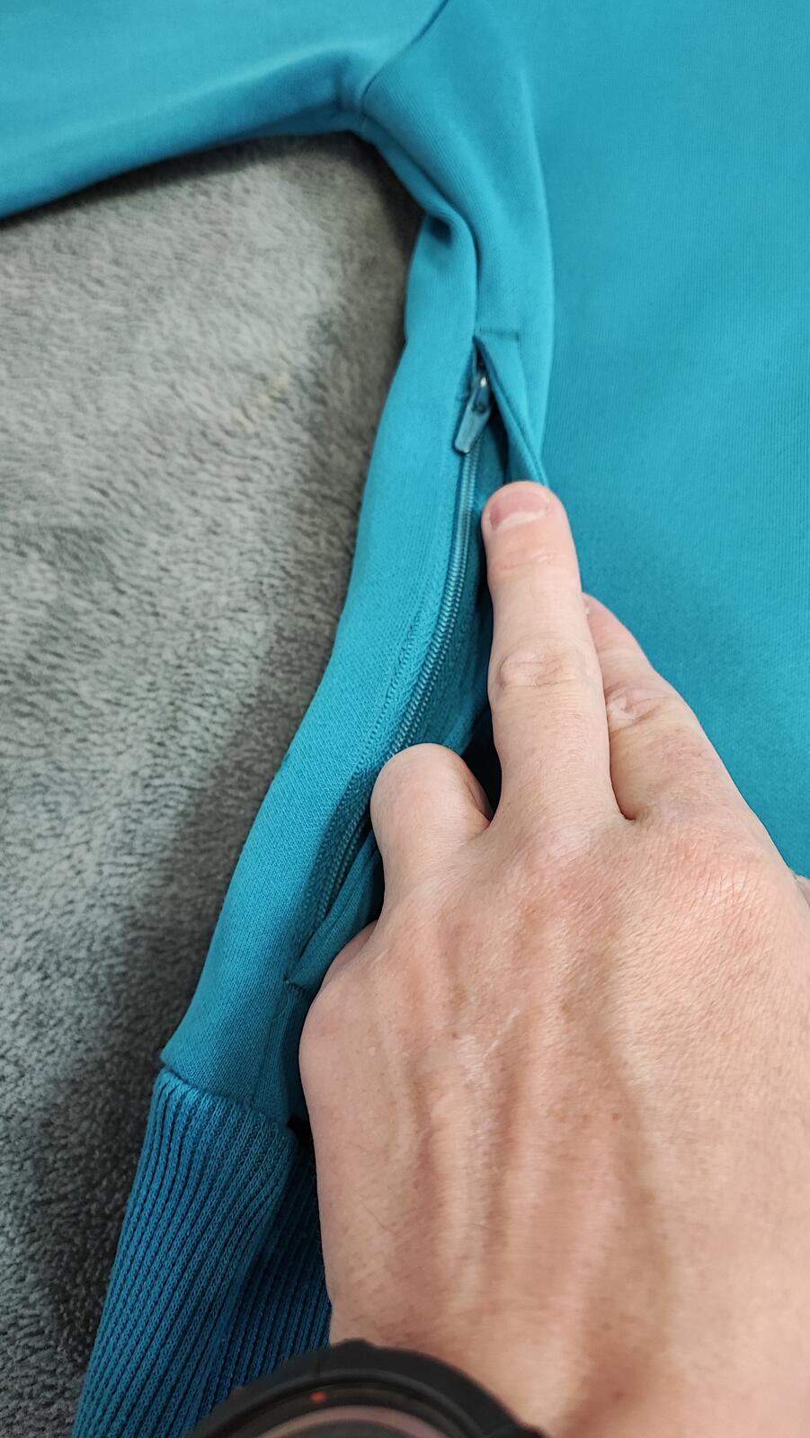 Vintage Puma Blue Green Colour Block Zip Track Jacket Women Size UK 6 XS