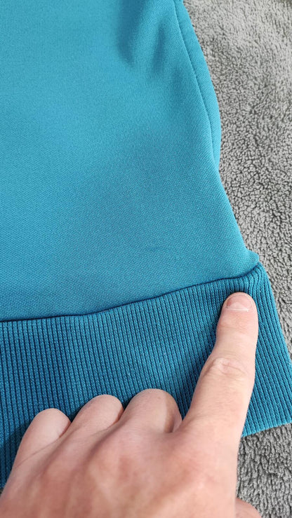 Vintage Puma Blue Green Colour Block Zip Track Jacket Women Size UK 6 XS