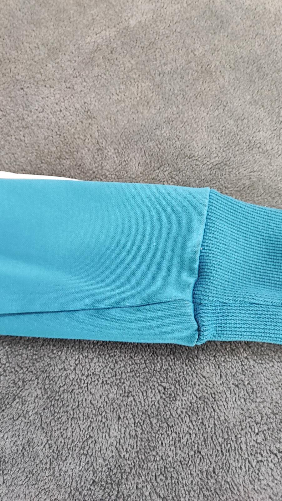 Vintage Puma Blue Green Colour Block Zip Track Jacket Women Size UK 6 XS
