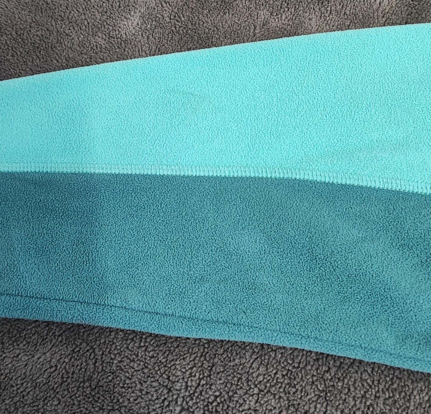 Vintage Berghaus Plain Turquoise Blue Half Zip Fleece Pullover Women UK 12 14