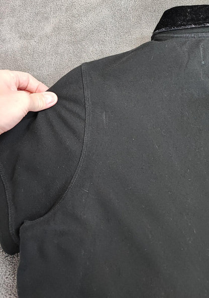 Vintage Polo Jeans Ralph Lauren T-Shirt Black Retro 90s Men's Size Small S