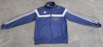 Vintage adidas Germany Schweinsteiger Zip Track Jacket Blue Women Size Small