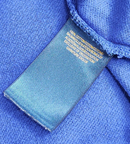 Vintage Ralph Lauren Embroidered Polo Shirt Faded Blue Retro 90s Size Small S