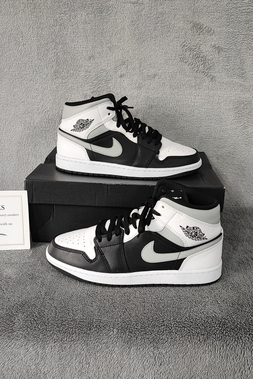 Vintage Nike Air Jordan 1 Mid Mixed Tone Basketball Trainers Shoes Men UK 7.5