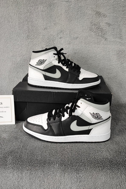 Vintage Nike Air Jordan 1 Mid Mixed Tone Basketball Trainers Shoes Men UK 7.5