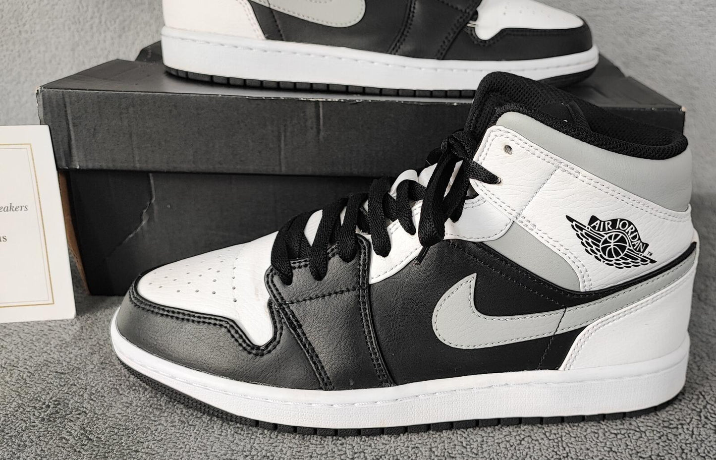 Vintage Nike Air Jordan 1 Mid Mixed Tone Basketball Trainers Shoes Men UK 7.5