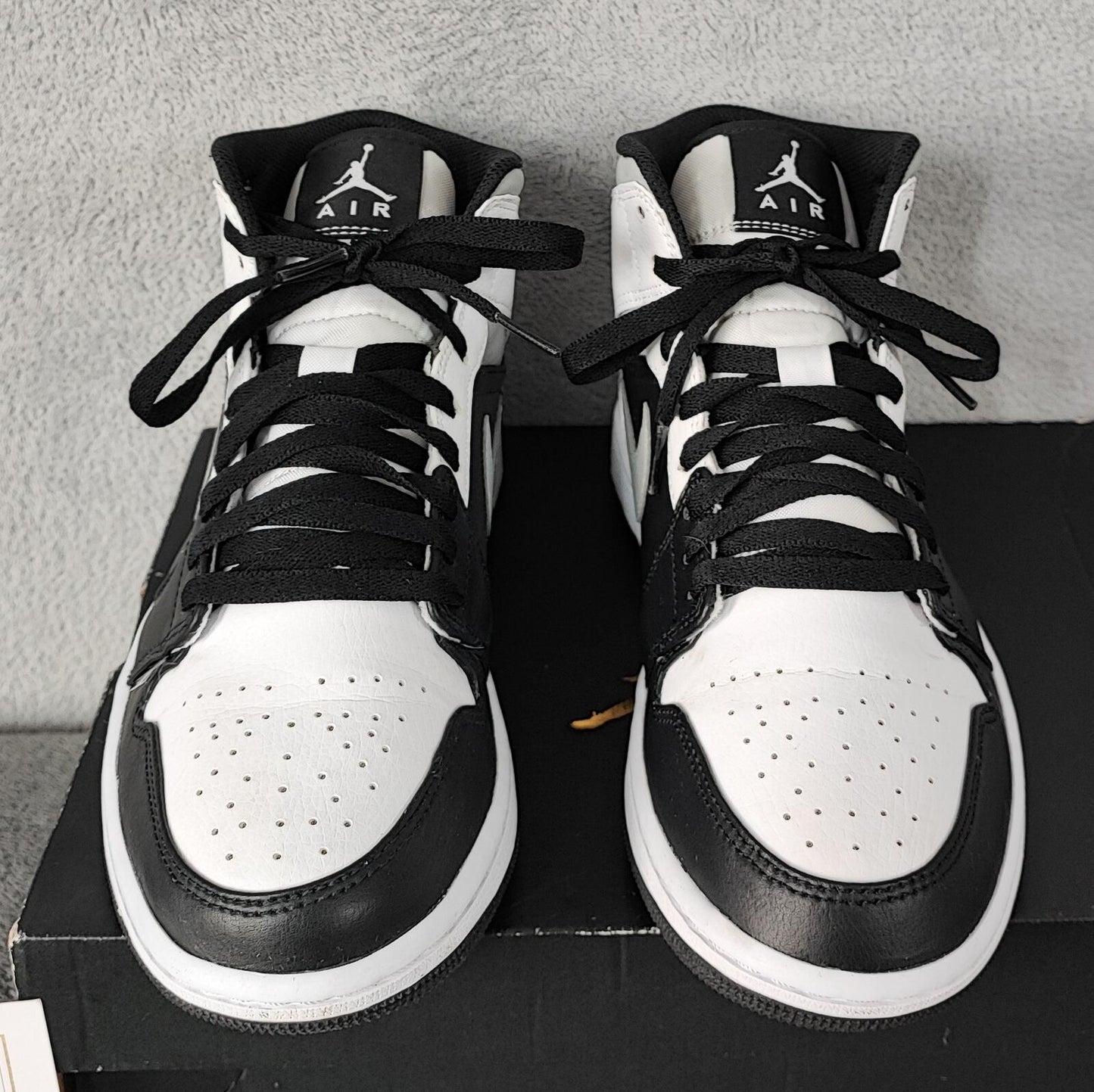 Vintage Nike Air Jordan 1 Mid Mixed Tone Basketball Trainers Shoes Men UK 7.5