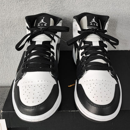 Vintage Nike Air Jordan 1 Mid Mixed Tone Basketball Trainers Shoes Men UK 7.5