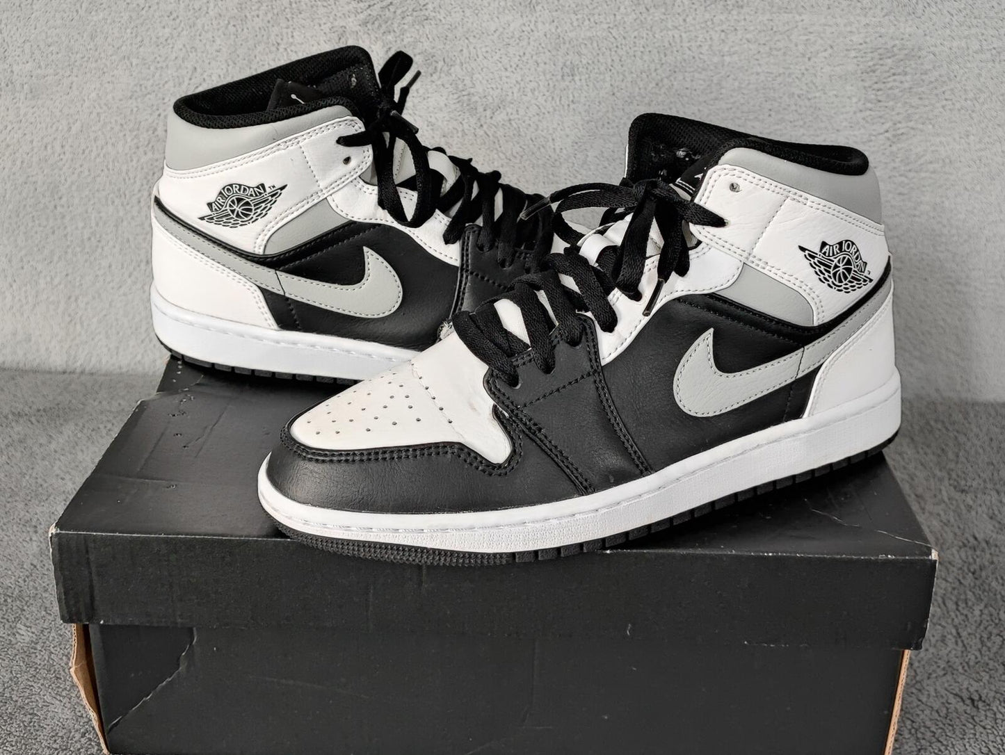 Vintage Nike Air Jordan 1 Mid Mixed Tone Basketball Trainers Shoes Men UK 7.5