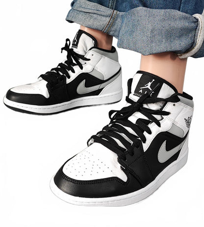 Vintage Nike Air Jordan 1 Mid Mixed Tone Basketball Trainers Shoes Men UK 7.5