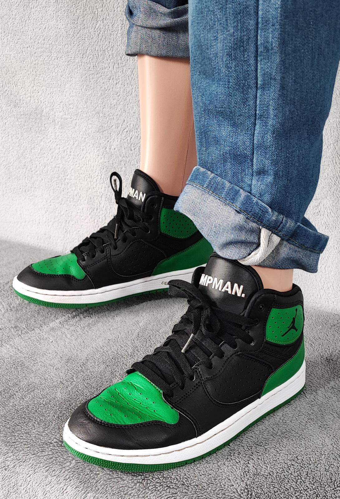 Vintage Nike Air Jordan Jumpman High Top Basketball Trainers Shoes UK 7.5 US 8.5