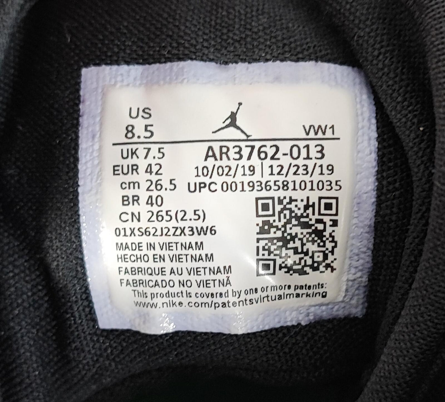 Vintage Nike Air Jordan Jumpman High Top Basketball Trainers Shoes UK 7.5 US 8.5