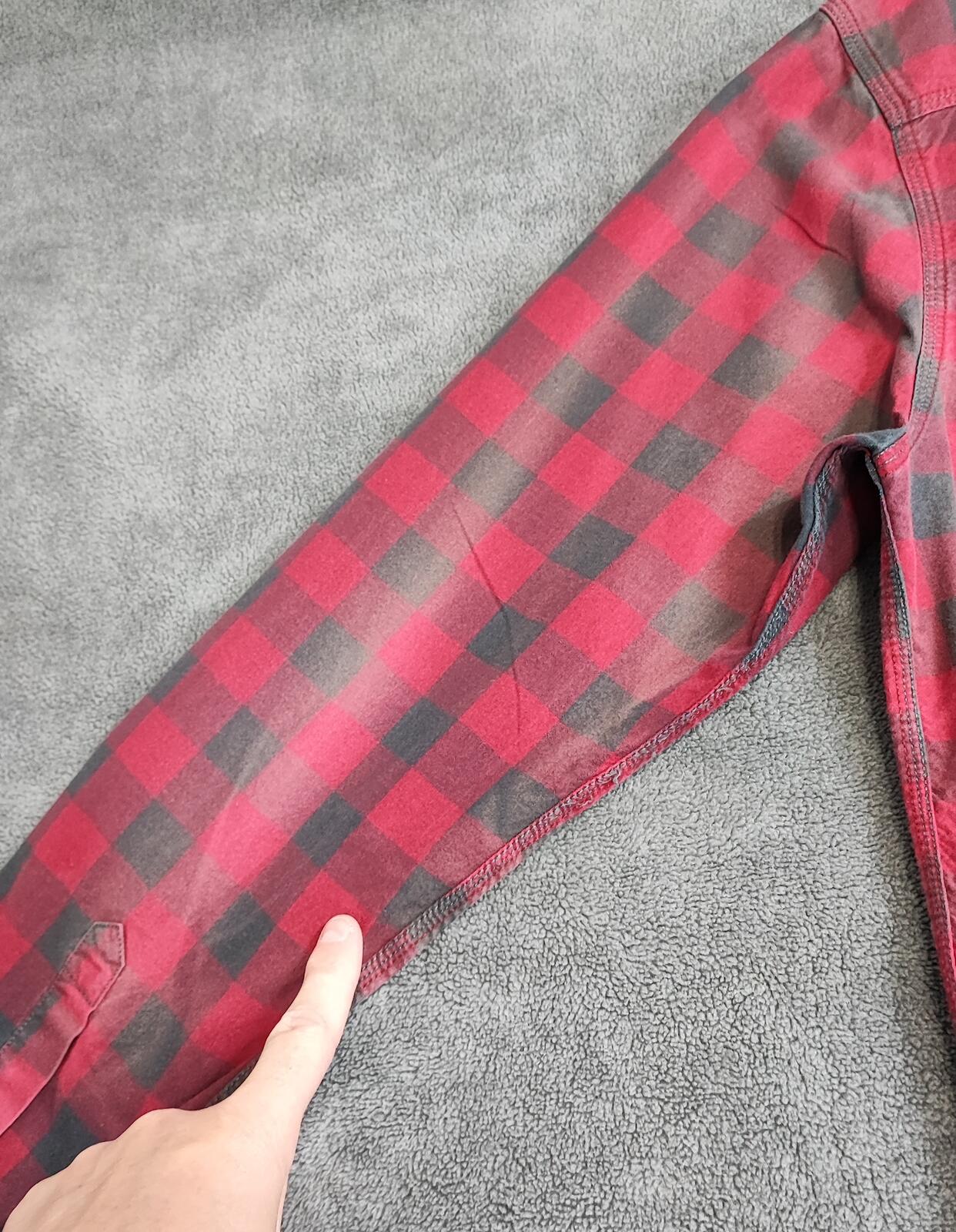 Vintage Diesel Checked Shirt Large Red Black Cotton Long Sleeve 90s Y2K Grunge