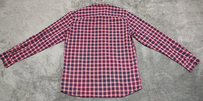 Vintage Timberland Plaid Long Sleeve Western Pearl Snap Shirt Men Size Medium